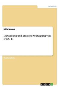 Darstellung und kritische Würdigung von IFRIC 11