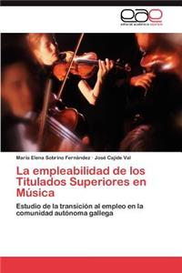 empleabilidad de los Titulados Superiores en Música