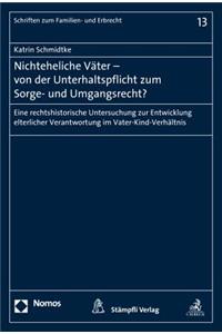 Nichteheliche Vater - Von Der Unterhaltspflicht Zum Sorge- Und Umgangsrecht?