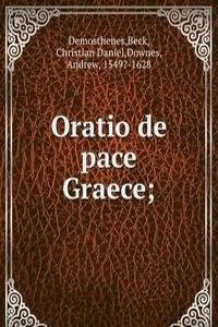 Oratio de pace Graece