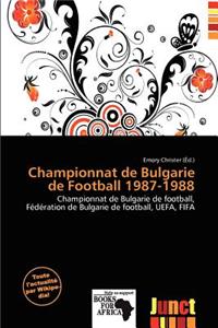 Championnat de Bulgarie de Football 1987-1988