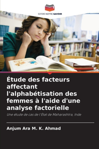 Étude des facteurs affectant l'alphabétisation des femmes à l'aide d'une analyse factorielle