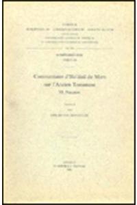 Commentaire d'Iso'dad de Merv sur l'Ancien Testament, VI. Psaumes