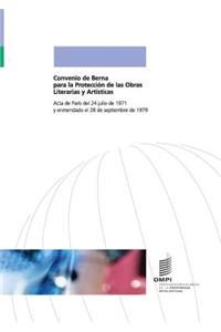 Convenio de Berna para la Protección de las Obras Literarias y Artísticas