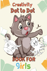 Creativity Dot to Dot Book For Girls