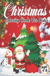 Christmas Coloring Book for Kids Ages 4-8