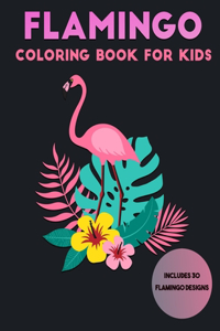 Flamingo Coloring Book For Kids