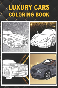 Luxury Cars Coloring Book