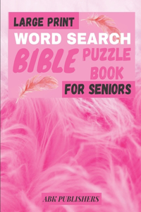 Large Print Bible Word Search Book For Seniors