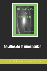 Detalles de la inmensidad.