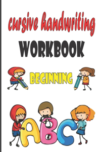 beginning cursive handwriting workbook