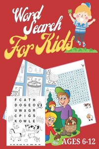 Word Search For Kids Ages 6-12