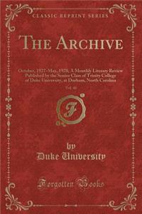 The Archive, Vol. 40