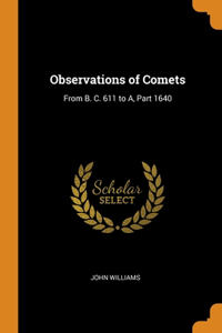 Observations of Comets