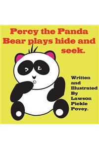 Percy the Panda Bear Plays Hide and Seek.