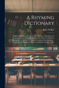 A Rhyming Dictionary