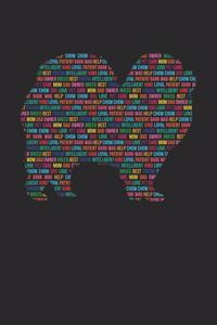 Chow Chow Notebook 'Word Cloud' - Gift for Chow Chow Lovers - Chow Chow Journal