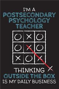 I'm a POSTSECONDARY PSYCHOLOGY TEACHER