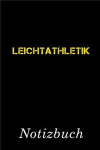 Leichtathletik Notizbuch