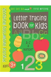 Letter Tracing book for Kids: A-Z Capital, Small Letter and 1-10 Number for Preschoolers Kindergarten and Kids Ages 3-5