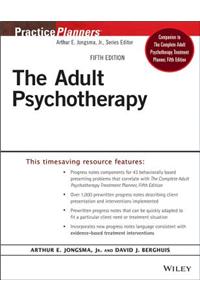 Adult Psychotherapy Progress Notes Planner