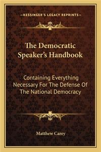 Democratic Speaker's Handbook