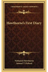 Hawthorne's First Diary