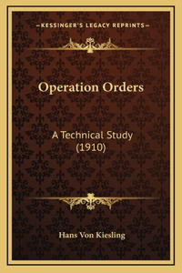 Operation Orders