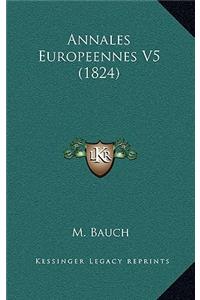 Annales Europeennes V5 (1824)