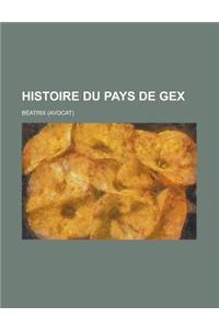 Histoire Du Pays de Gex