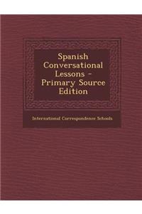 Spanish Conversational Lessons