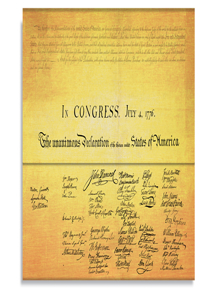 Declaration of Independence Document Folder