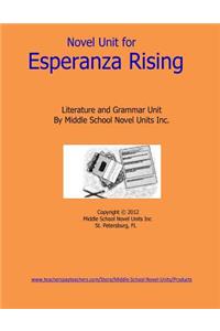 Novel Unit for Esperanza Rising