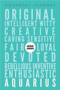 Aquarius Journal
