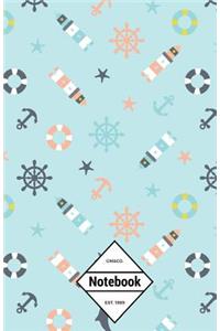 Gm&co: Notebook Journal Dot-Grid, Lined, Graph, 120 Pages 5.5