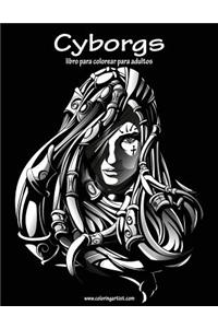 Cyborgs Libro Para Colorear Para Adultos 1