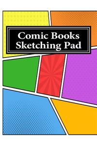 Comic Books Sketching Pad