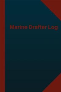 Marine Drafter Log (Logbook, Journal - 124 pages 6x9 inches): Marine Drafter Logbook (Blue Cover, Medium)