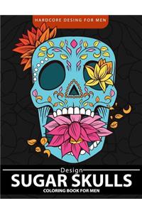 Sugar Skulls Coloring Book for men