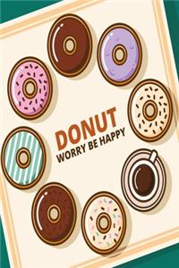 Donut worry be happy Notebook