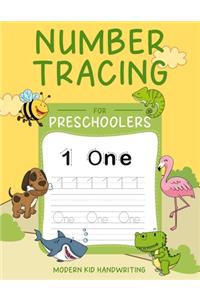 Number Tracing for Preschoolers