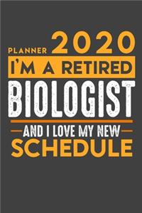 Planner 2020 - 2021 Weekly for retired BIOLOGIST