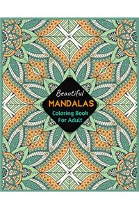 Beautiful MANDALAS Coloring Book For Adult
