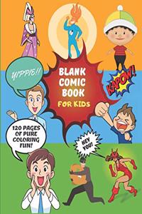 Blank Comic Book For Kids