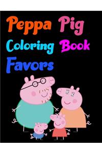 Peppa Pig Coloring Book Favors