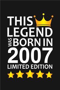 This Legend Was Born In 2007 Limited Edition