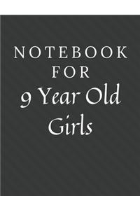 Notebook For 9 Year Old Girls