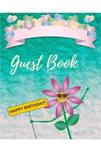 Guest Book Happy Birthday