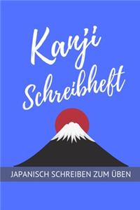 Kanji Schreibheft Japanisch Schreiben zum Üben