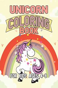 Unicorn Coloring Book for Kids Ages 4-8
